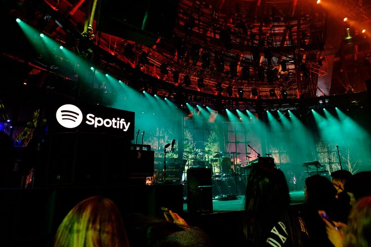 Spotify sessions including performances on stage