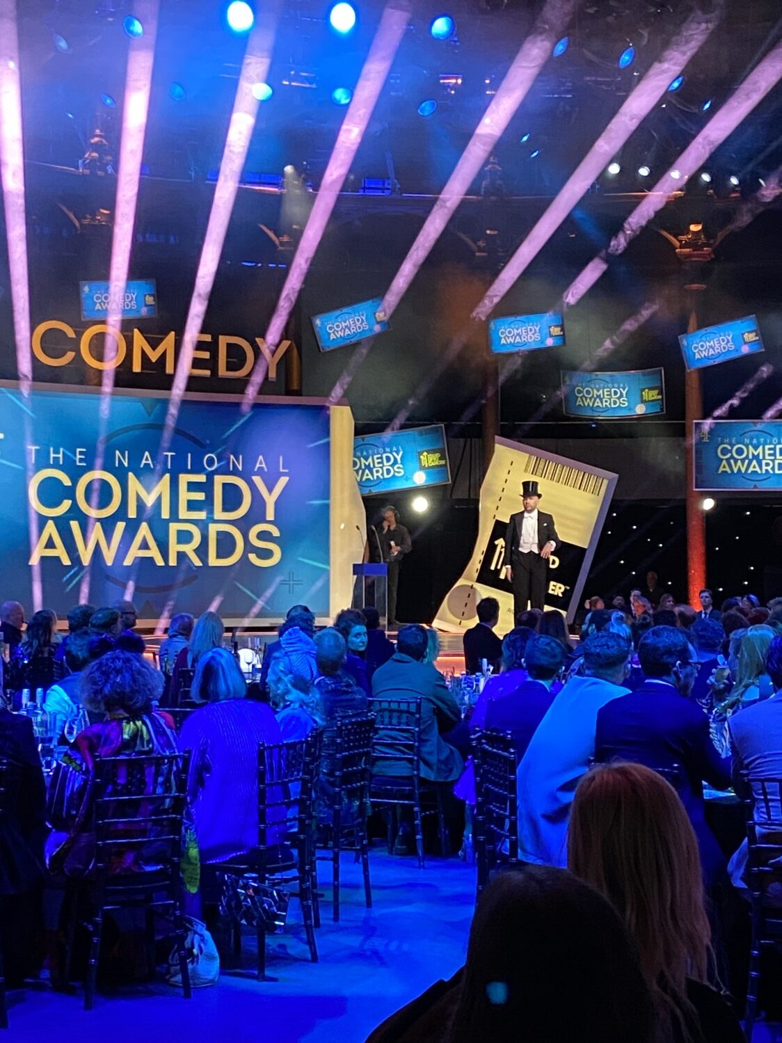 Photo taken during the National Comedy Awards in the Roundhouse Main Space