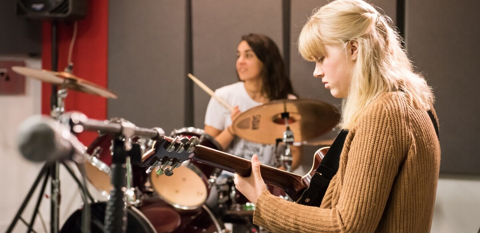 Photo of young creatives project in the Roundhouse Studios