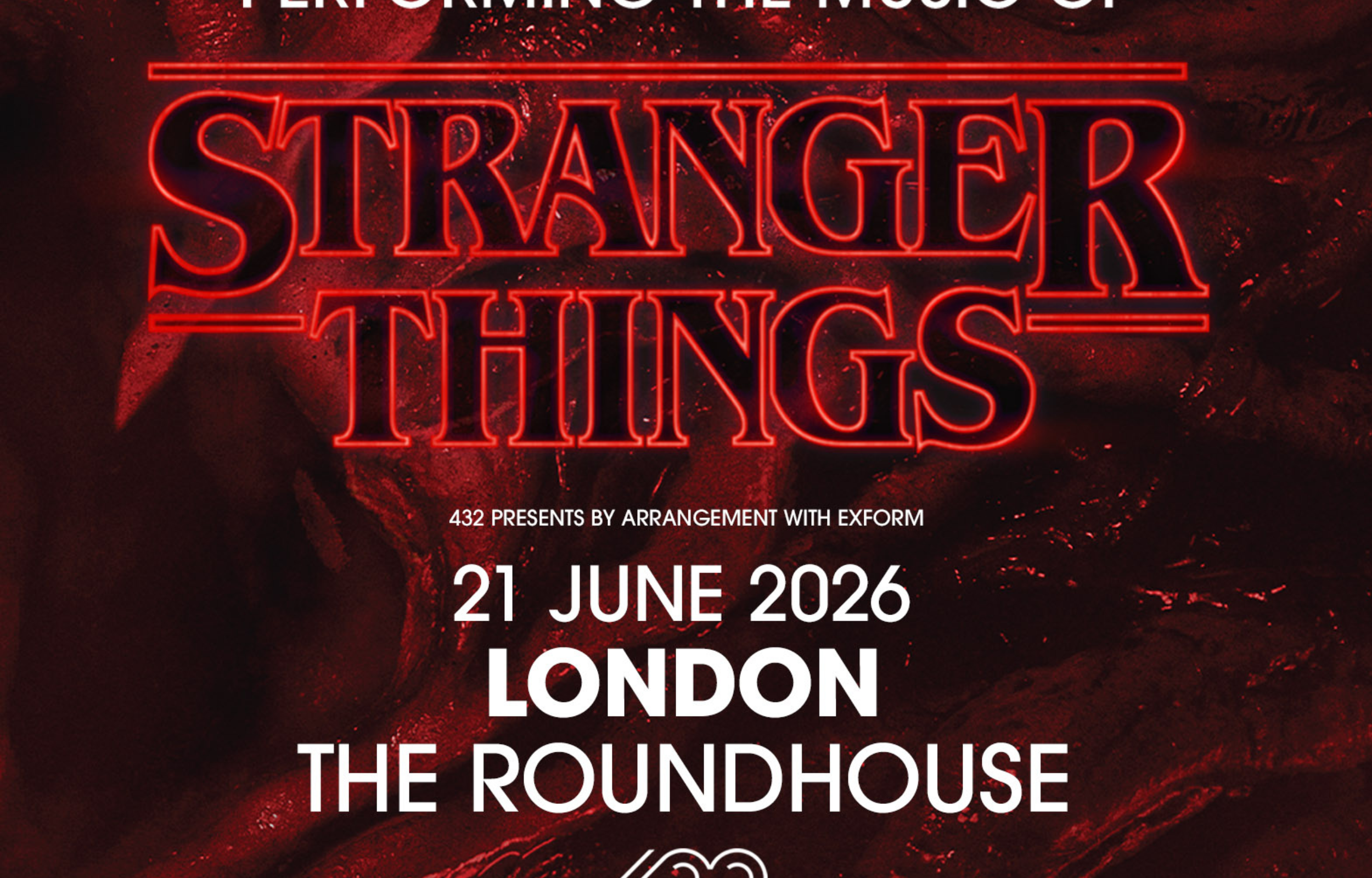 The Music of Stranger Things at Roundhouse, London Poster. 21st June, 2026.